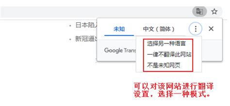 谷歌浏览器网页翻译