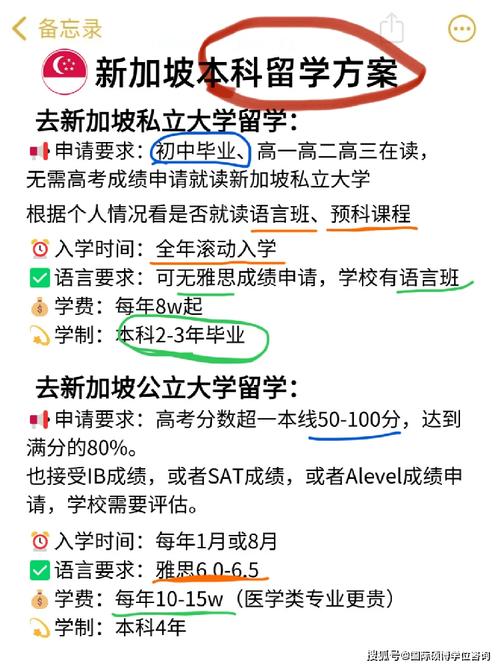 本科新加坡留学费用大概多少